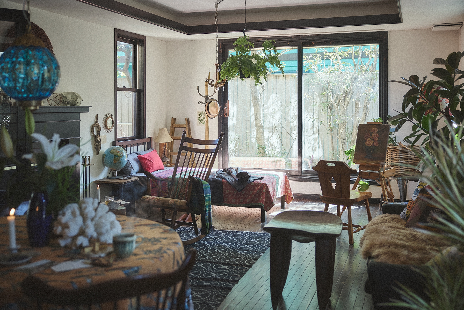 ヴィンテージ、ボヘミアン漂うライフスタイル