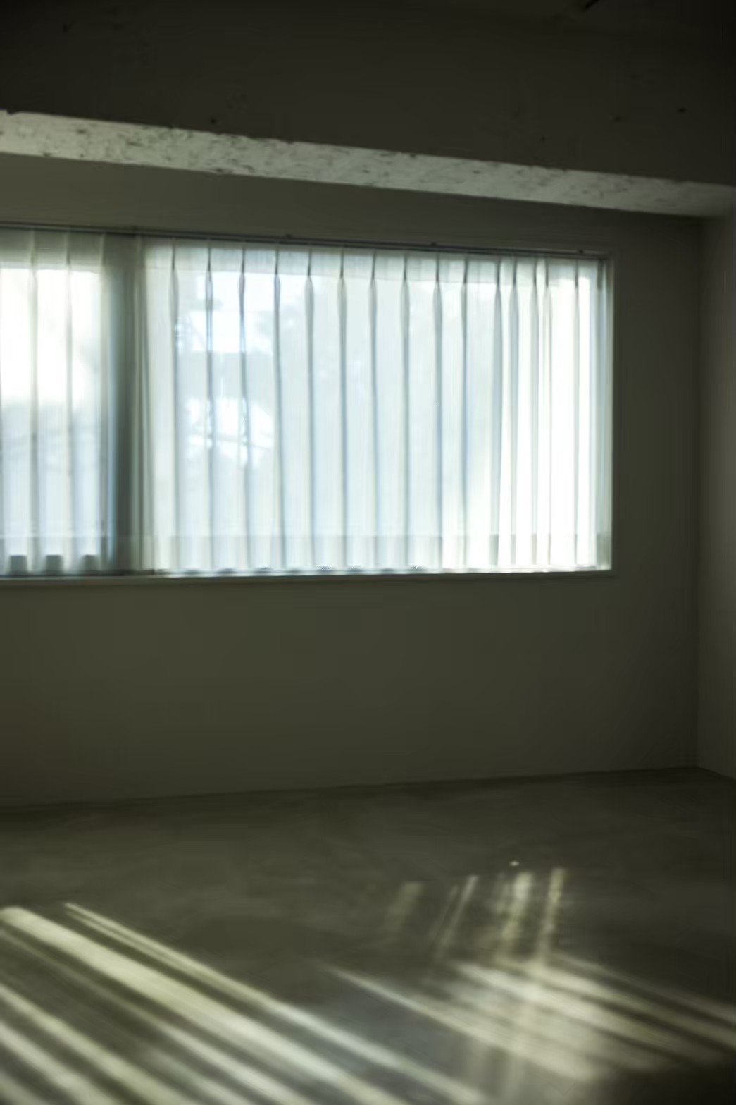 たっぷりと光が差し込む西側のパノラマ半窓