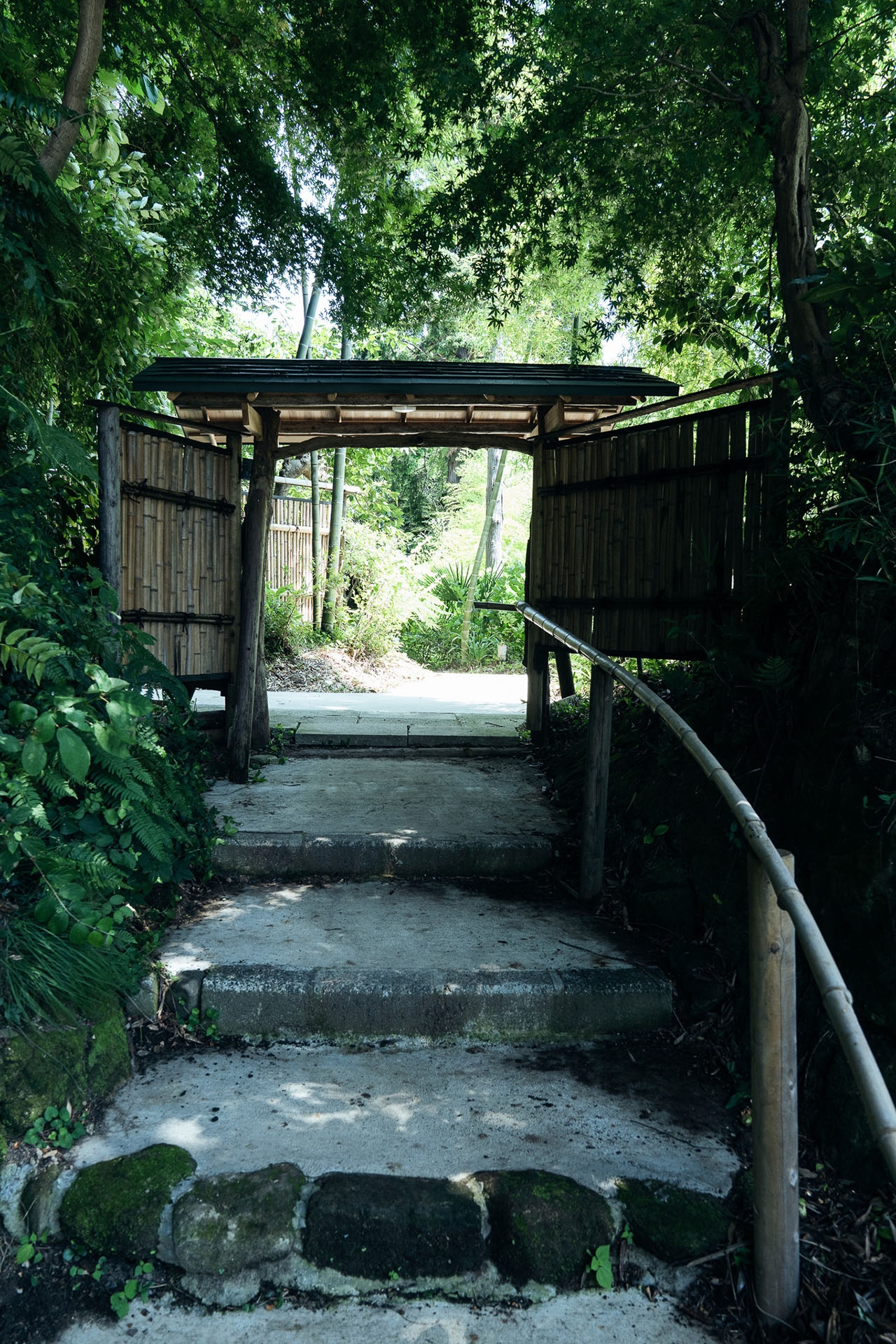 階段上  山門