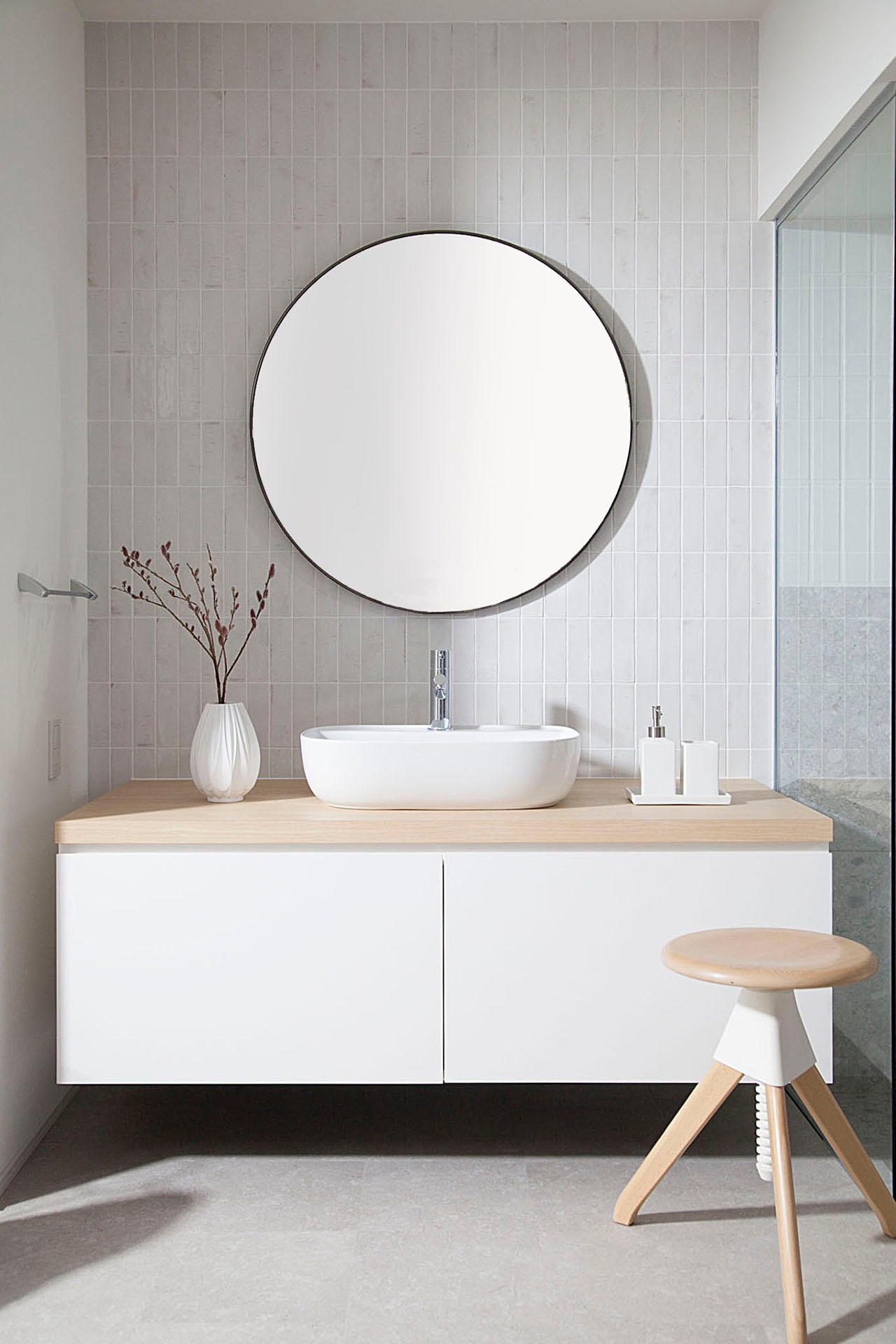 美しい洗面はビューティー撮影にも