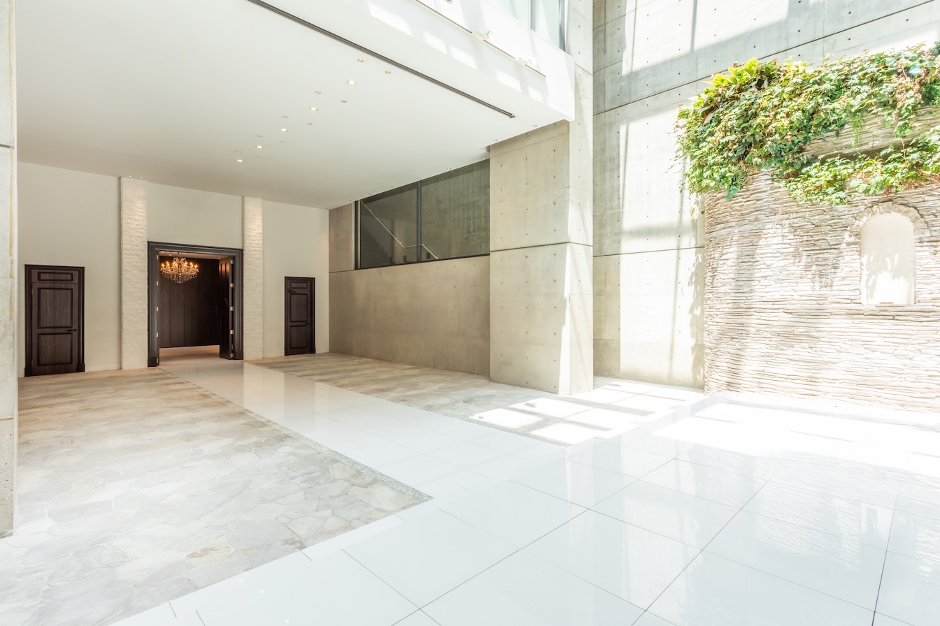 Skyhall 豪邸の設定の撮影にも