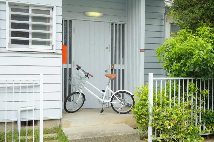 買い出しなどに自転車の貸し出しも