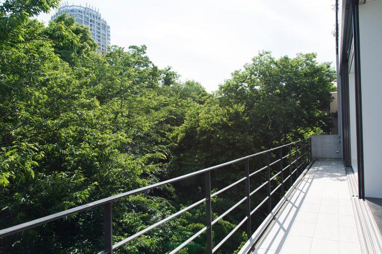 ベランダ緑抜け引き