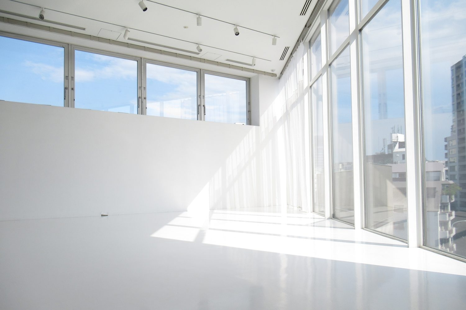 東高窓✕南全面窓の光空間