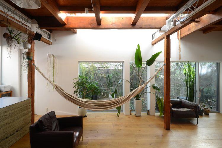 1Fハンモックも設置できます