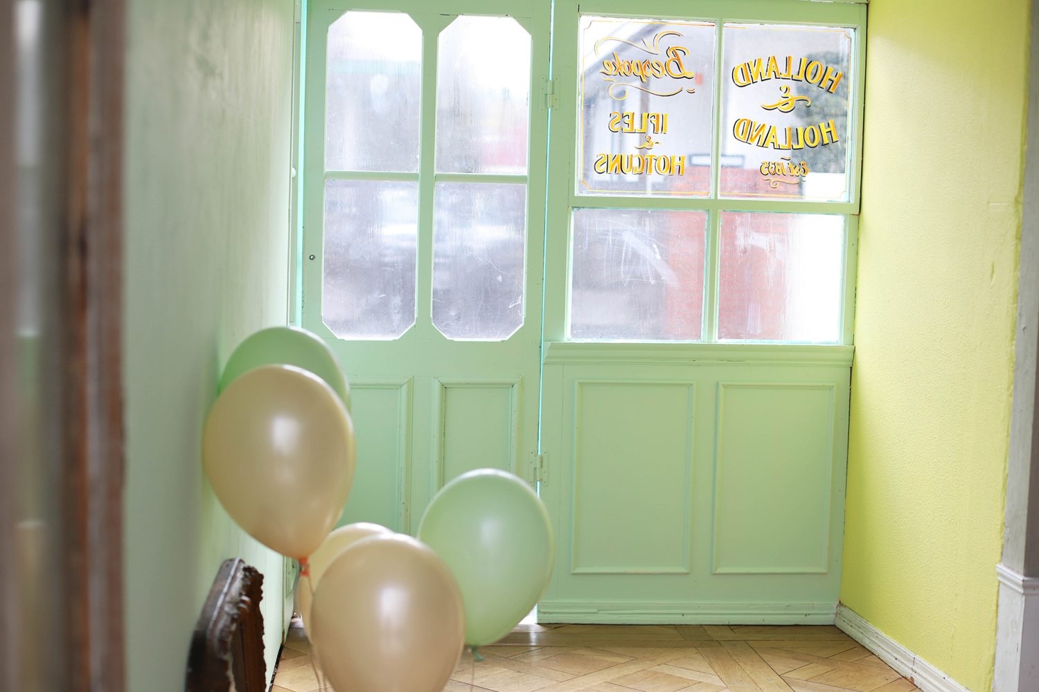 中央C イエロー / ミントグリーン