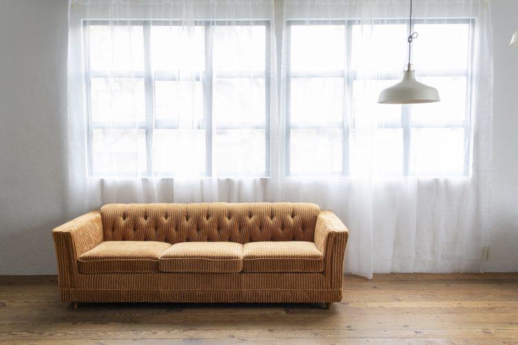 着脱簡単なちょうどいい透け感のカーテン