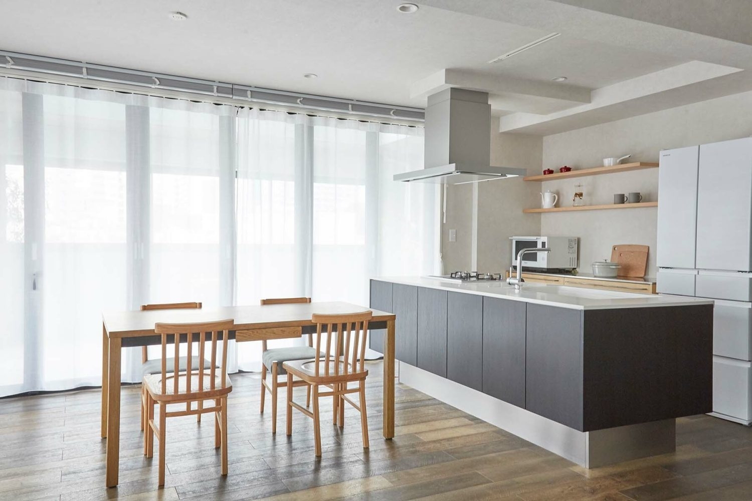 調理可能なキッチン