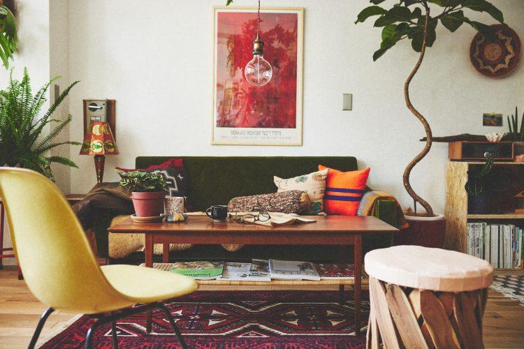 ソファスペース 家具は移動可能