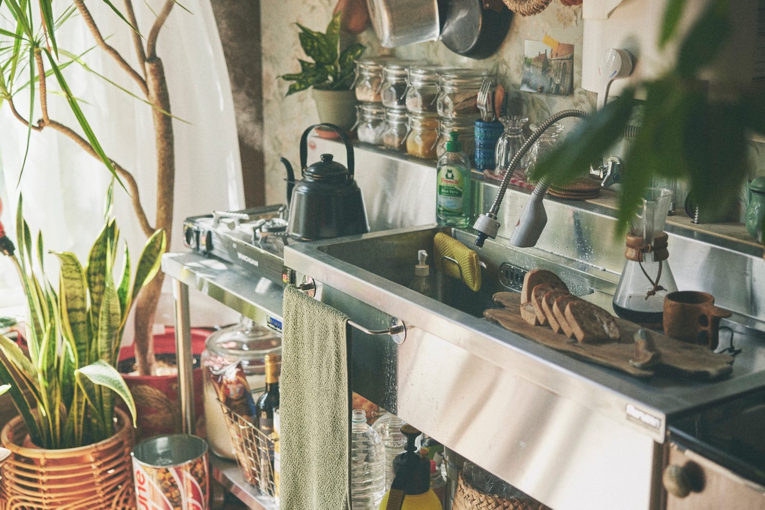 調理風景の撮影にも