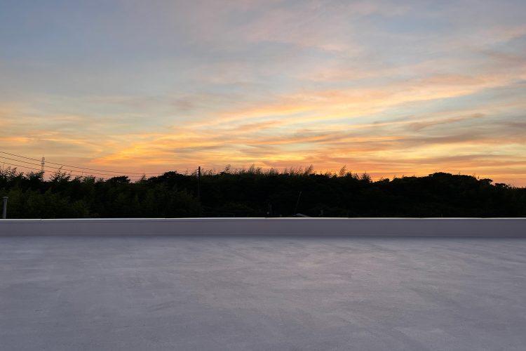 屋上のサンセット