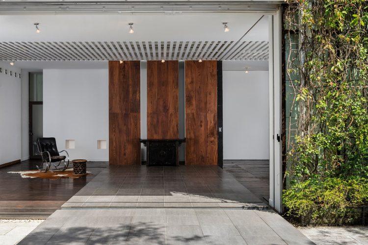 北 けやき板×10m石床