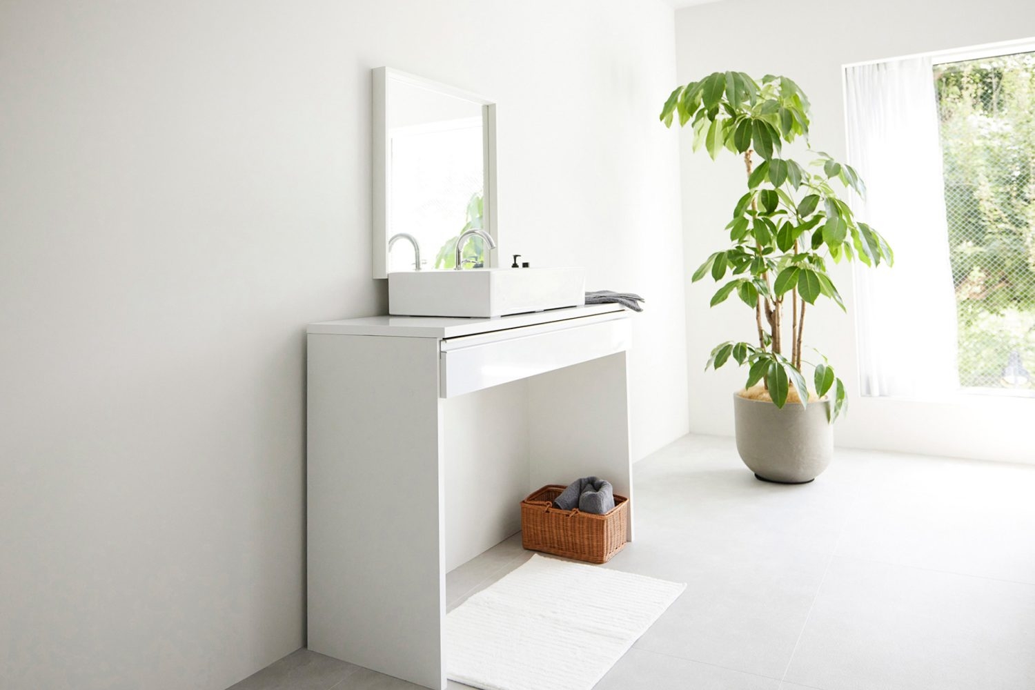 フェイク洗面台も設置可能