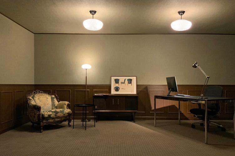 夜間 室内照明使用