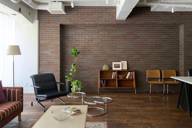 落ち着きのあるレンガ壁