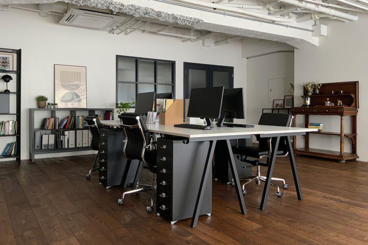 オフィスシーンの撮影にも