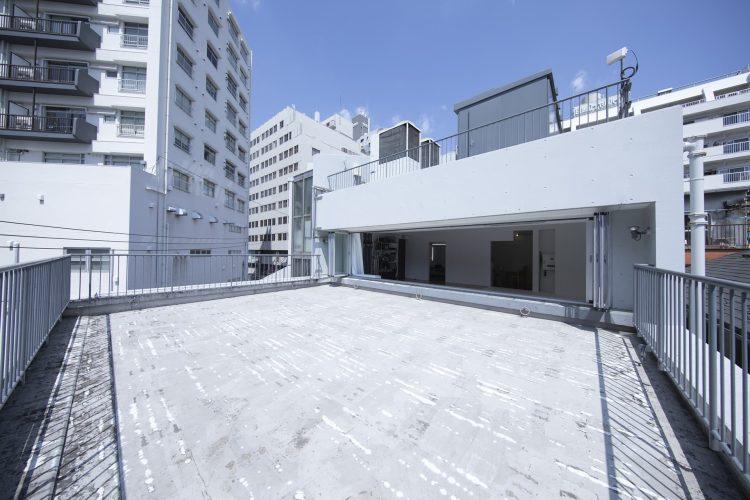 53㎡ある広々テラス