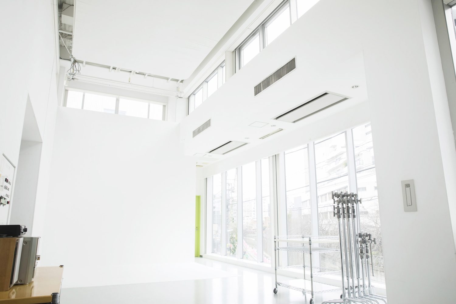 トップライトからたっぷりの採光