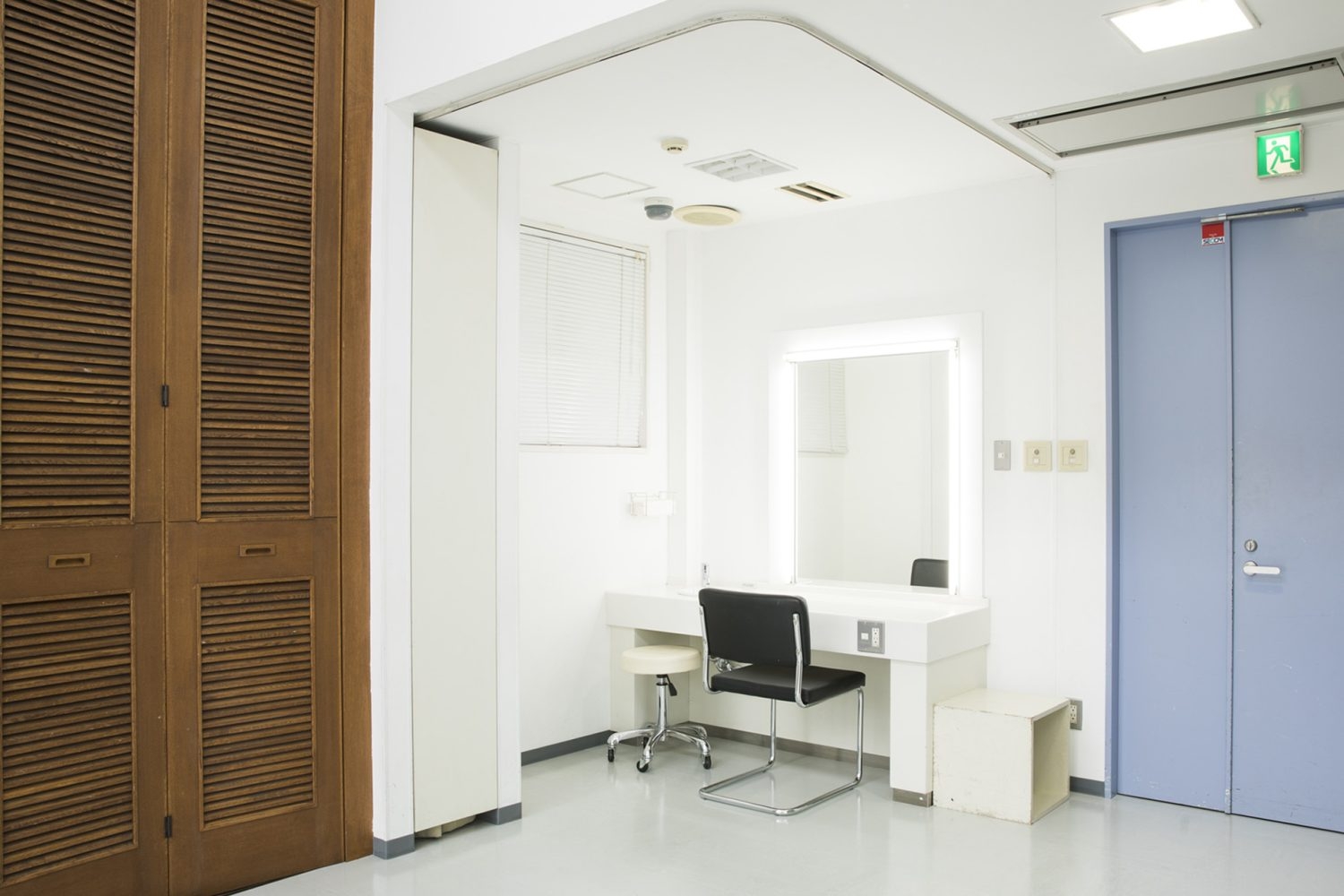 スタジオ部分にあるメイクスペース