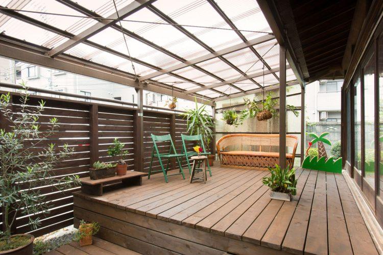 ウッドデッキ ソファは可動式