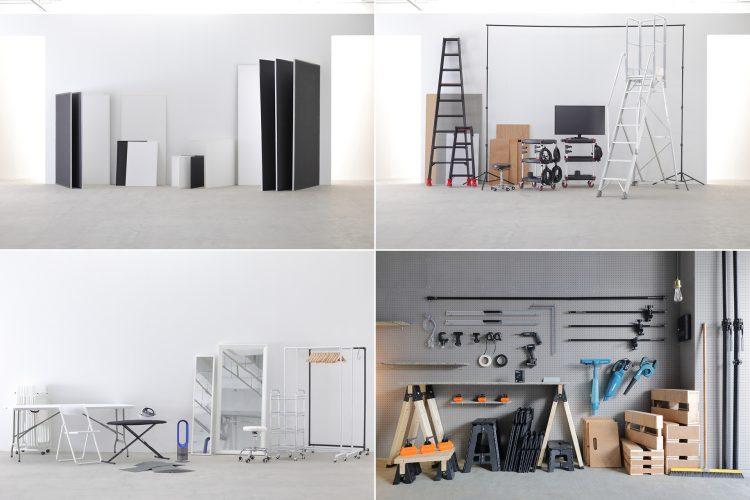 撮影機材や撮影補助ツールが豊富