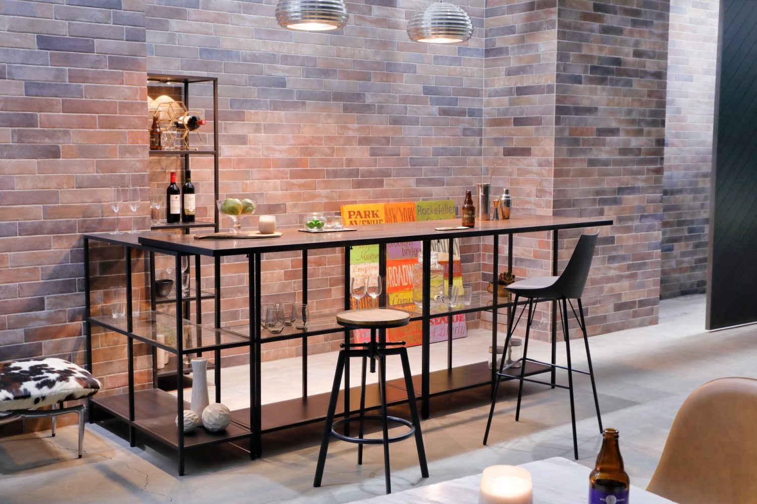 可動式のバーカウンターセット