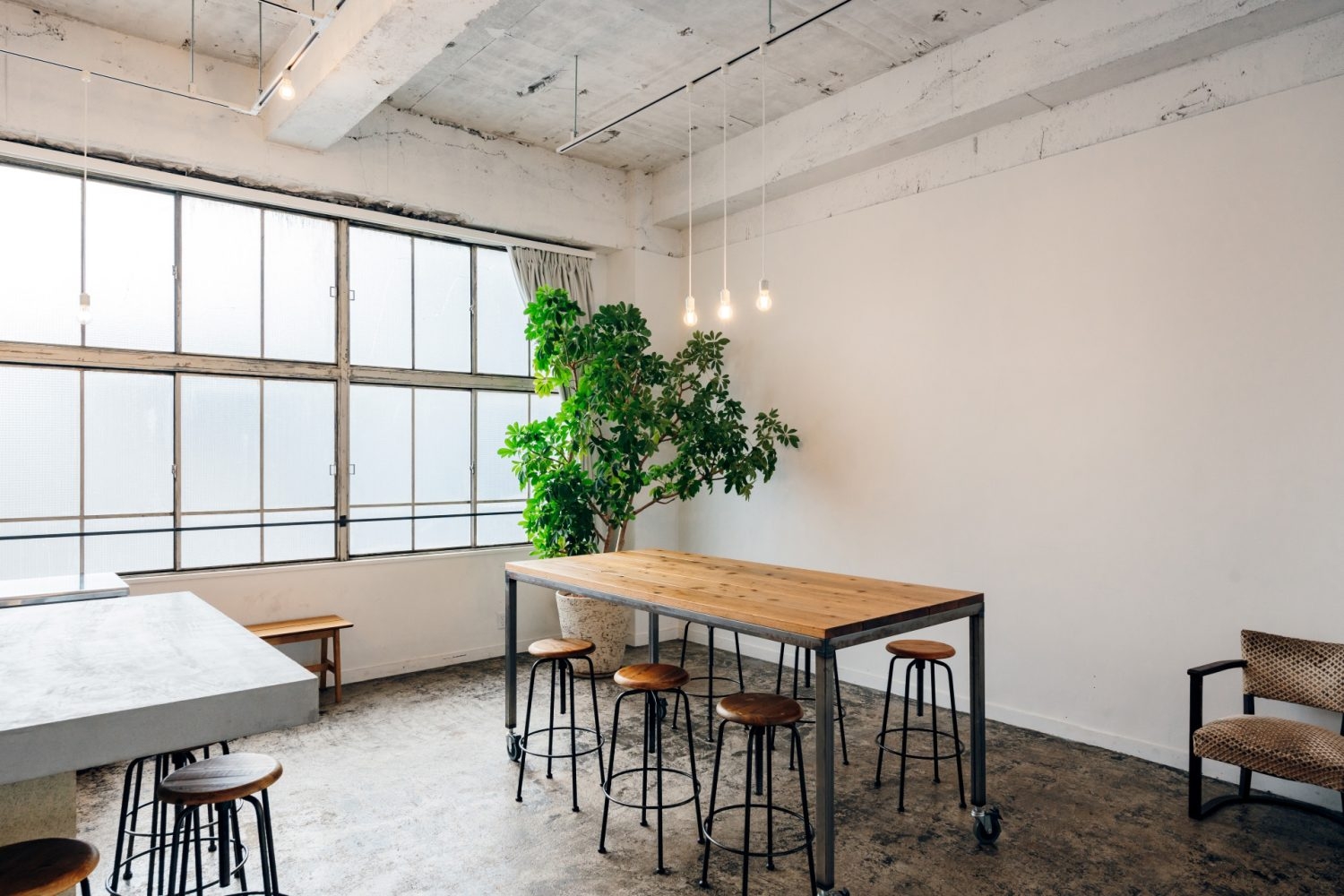 白壁を使った撮影も