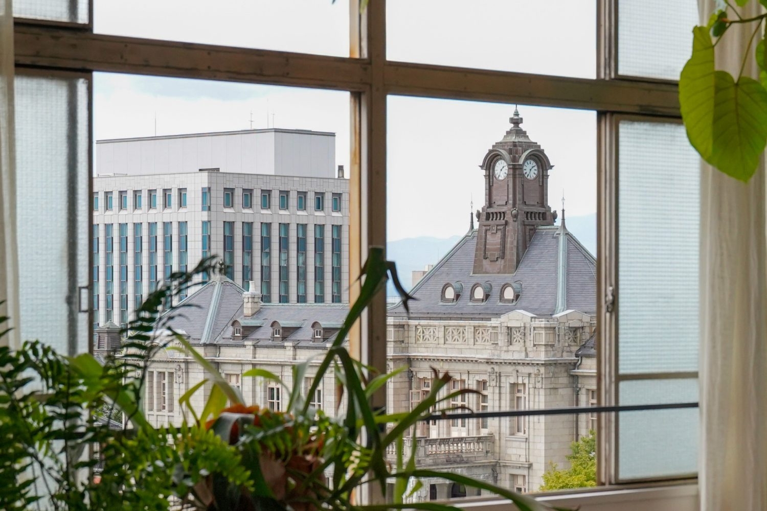 スタジオから見える文翔館