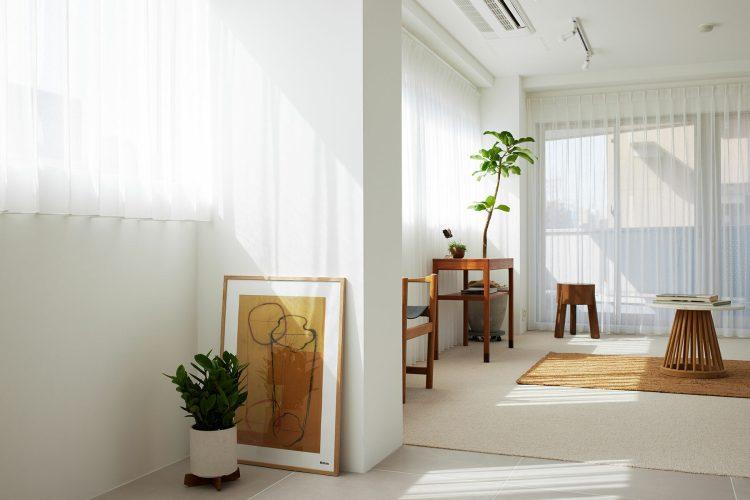 モルタルタイル×絨毯