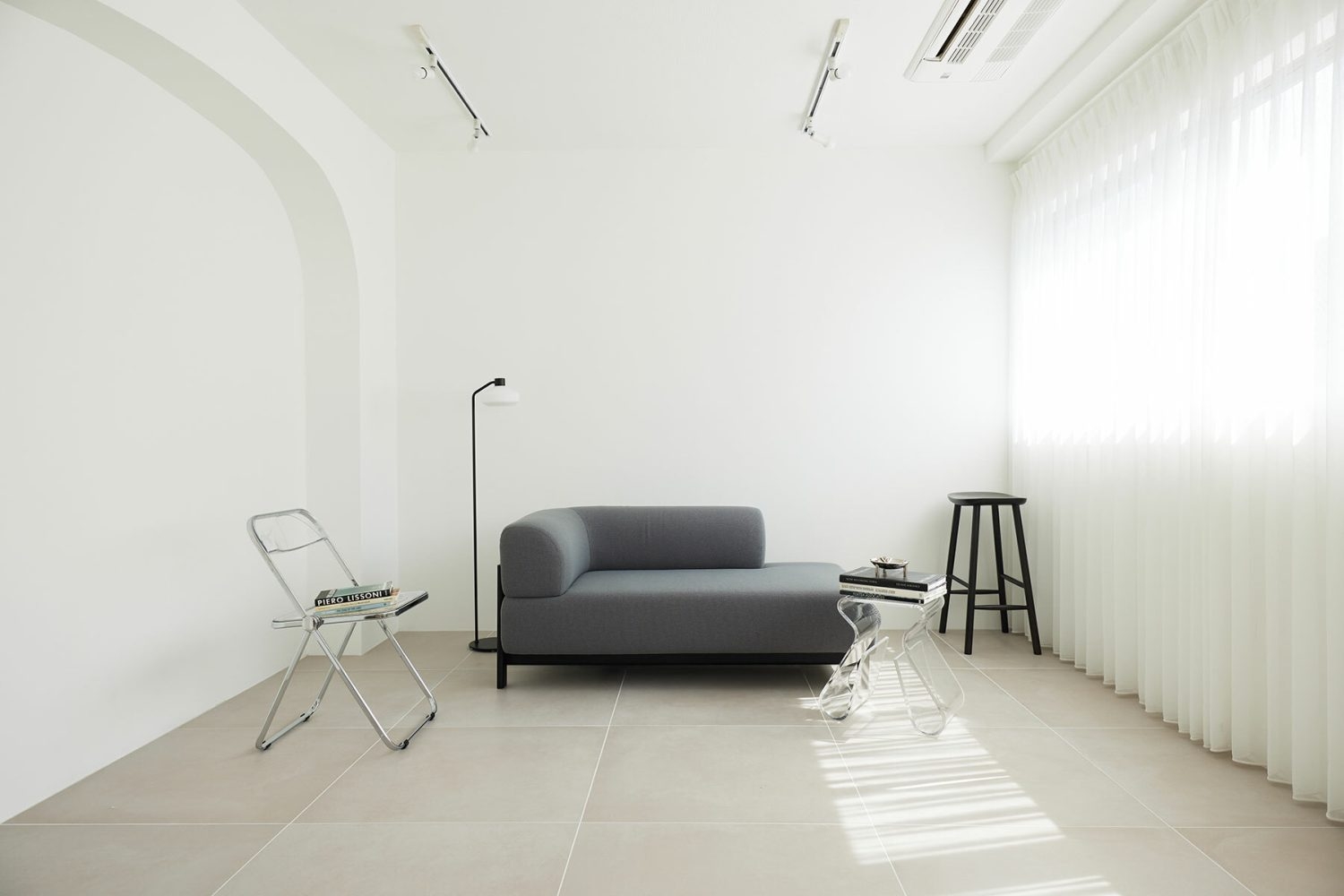 長いカーテンに取り替え可能