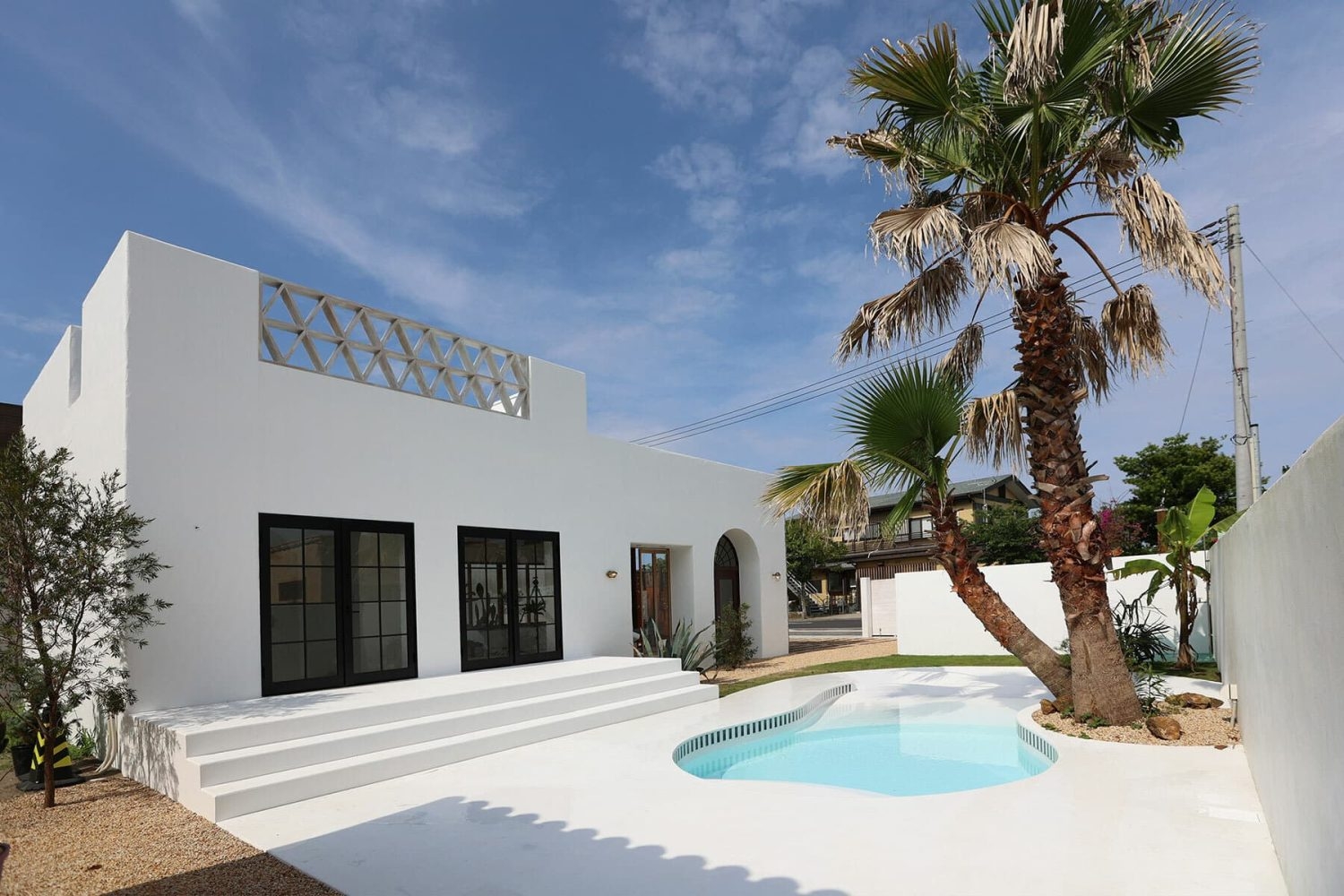 海外を想わせるリゾート空間