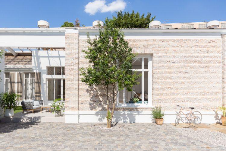 大きなシンボルツリーが印象的