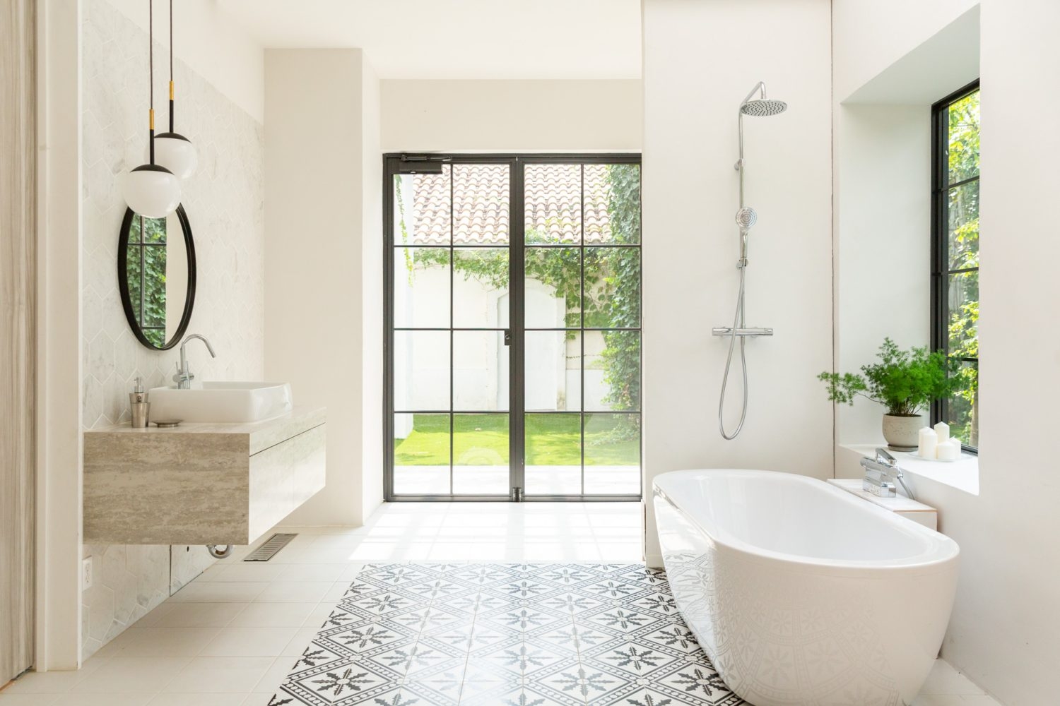 海外のようなラグジュアリーなバスルーム