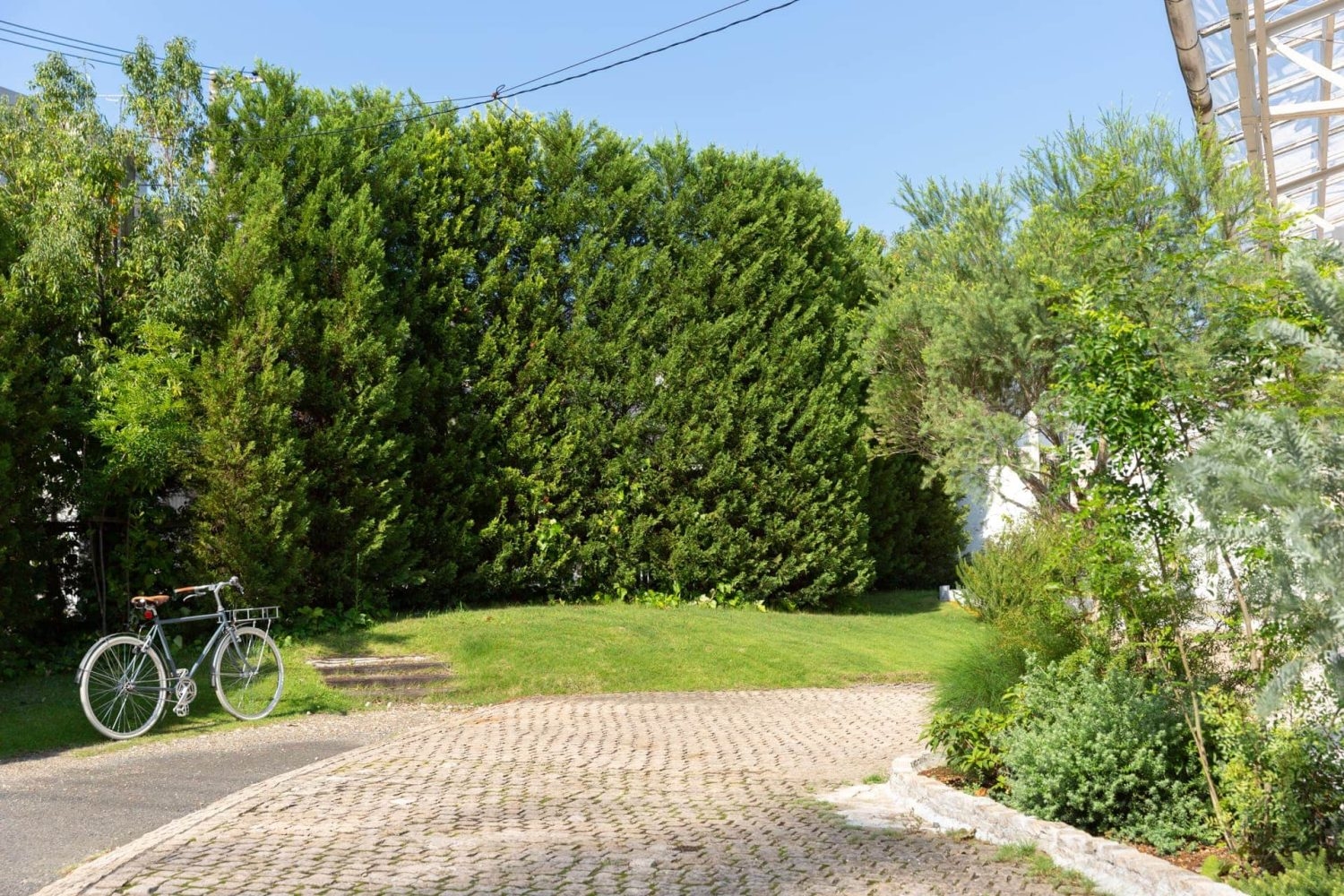 バリエーションが豊かな植栽もアクセントに