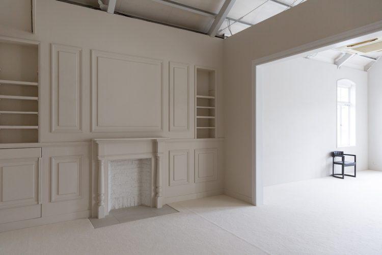 メインルームからの光がやさしく広がる