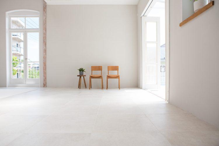 タイルスペースもワントーン