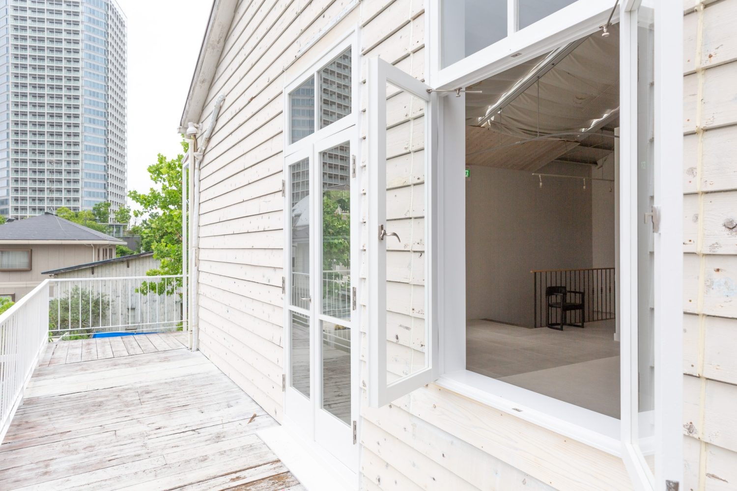 バルコニーでの撮影も可能