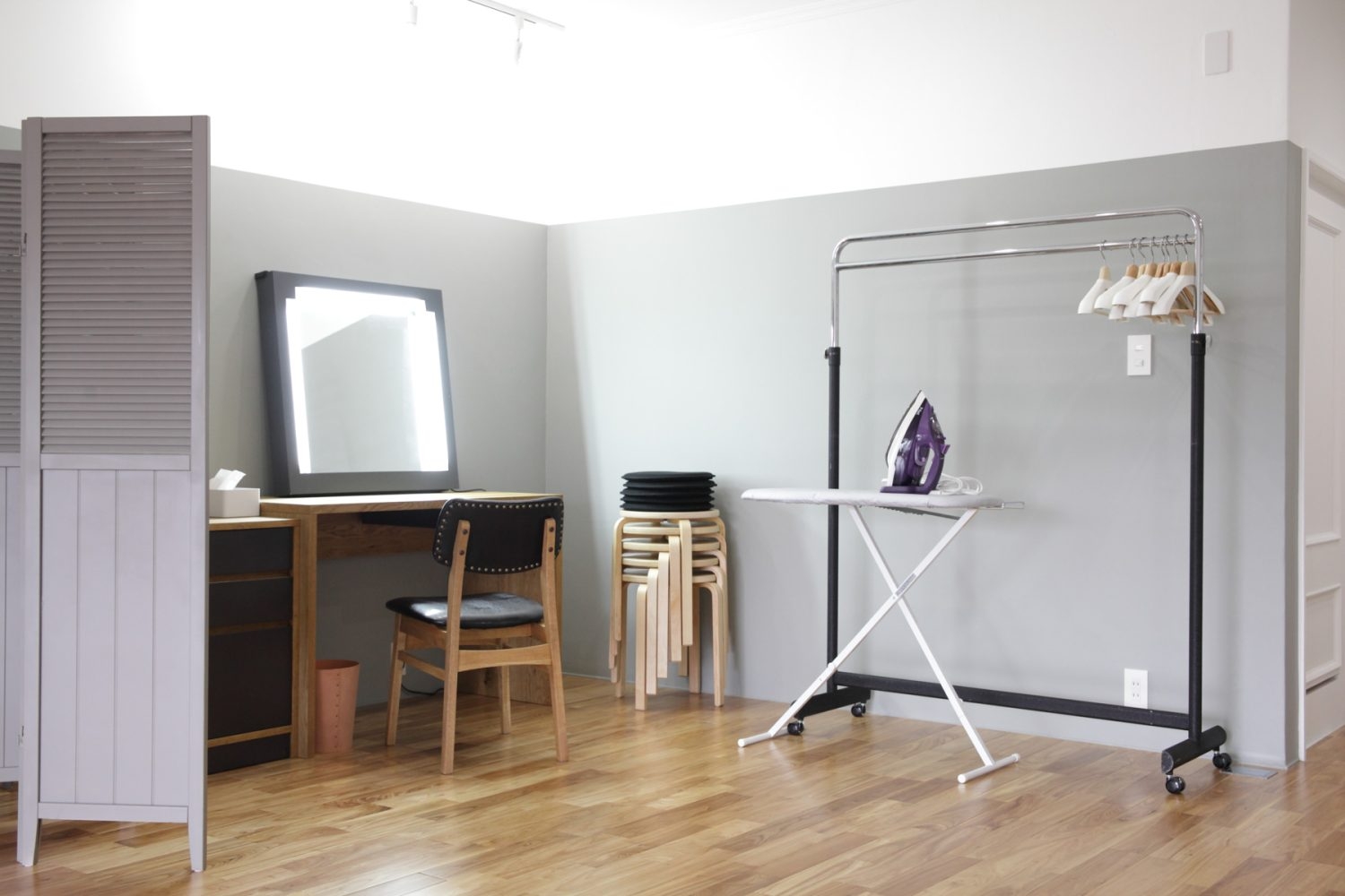 メイクルームとしても使用可能