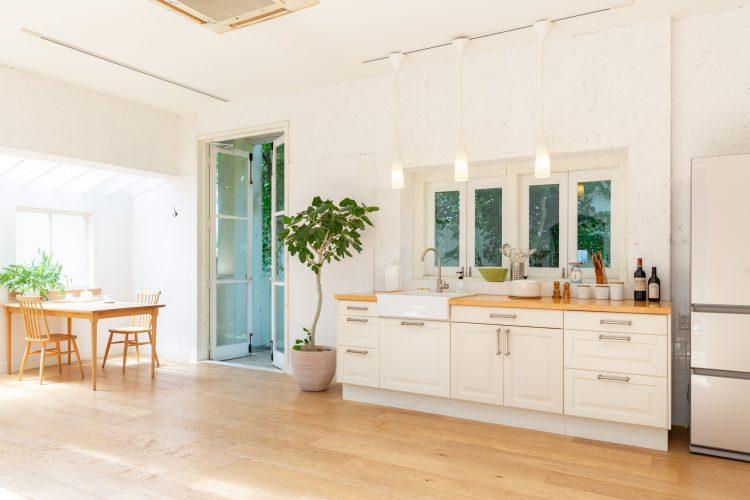 イングリッシュカントリー風のキッチン