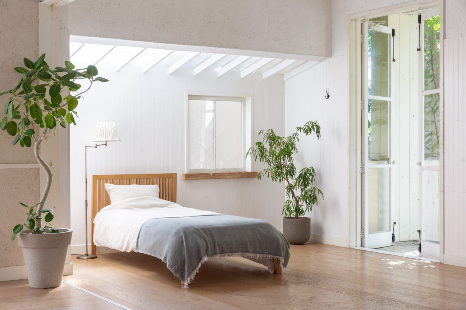 ベッドルームにも