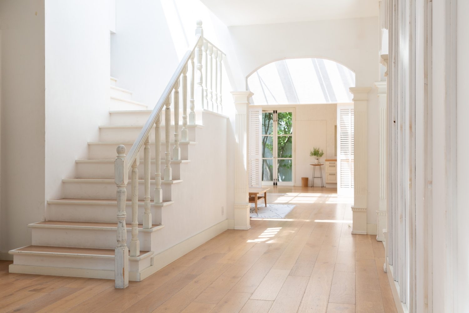 玄関から室内へのアプローチ(2Fはありません)