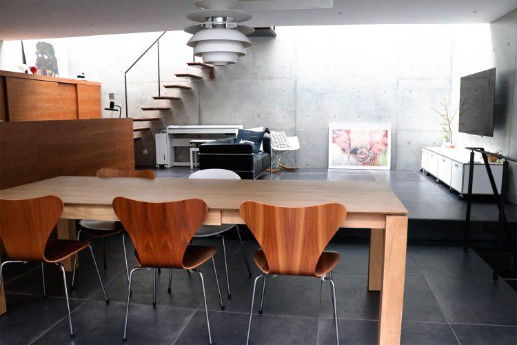 テラスから見たリビング