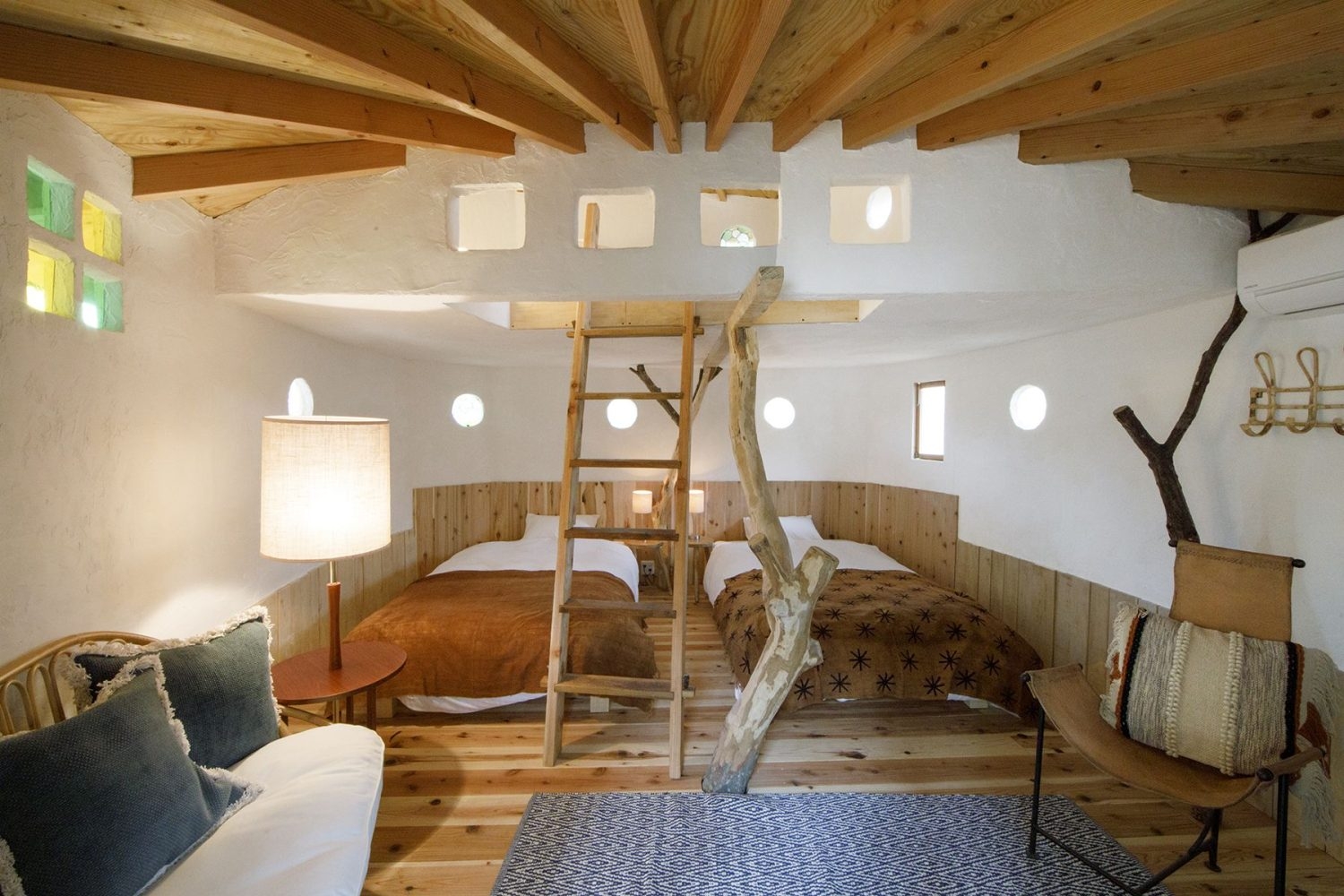 ツリーハウス屋内