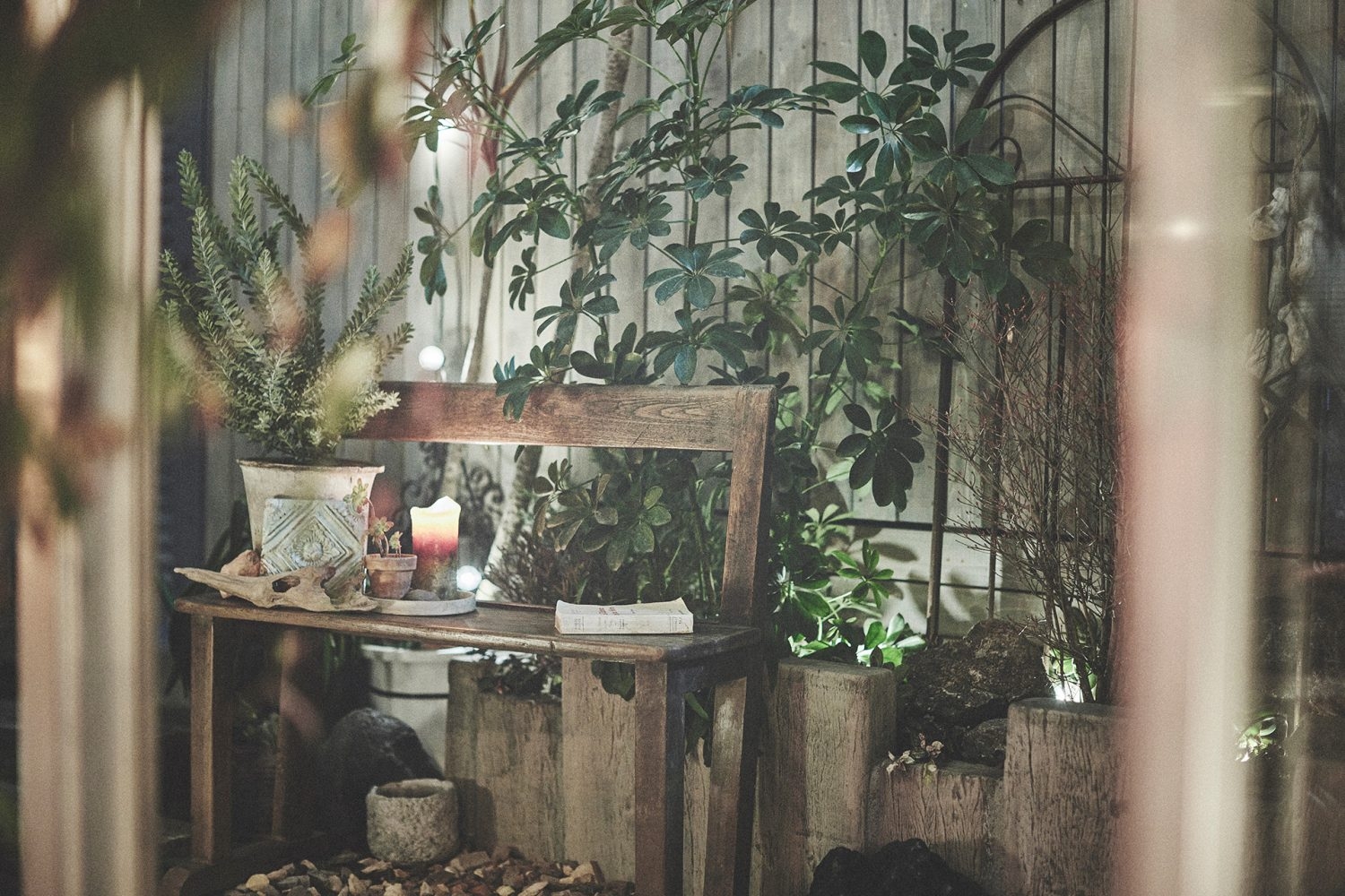 ノスタルジックなベンチ