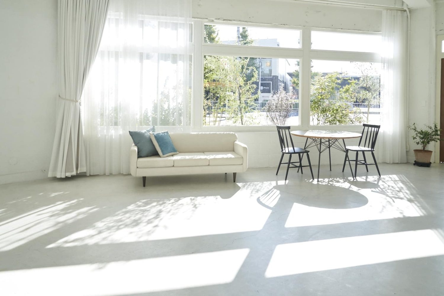 南東の大きな窓・天高最大360cm