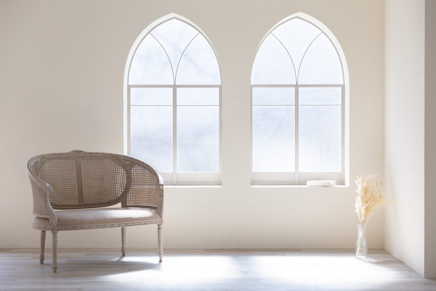 デザイン性のあるアーチ窓