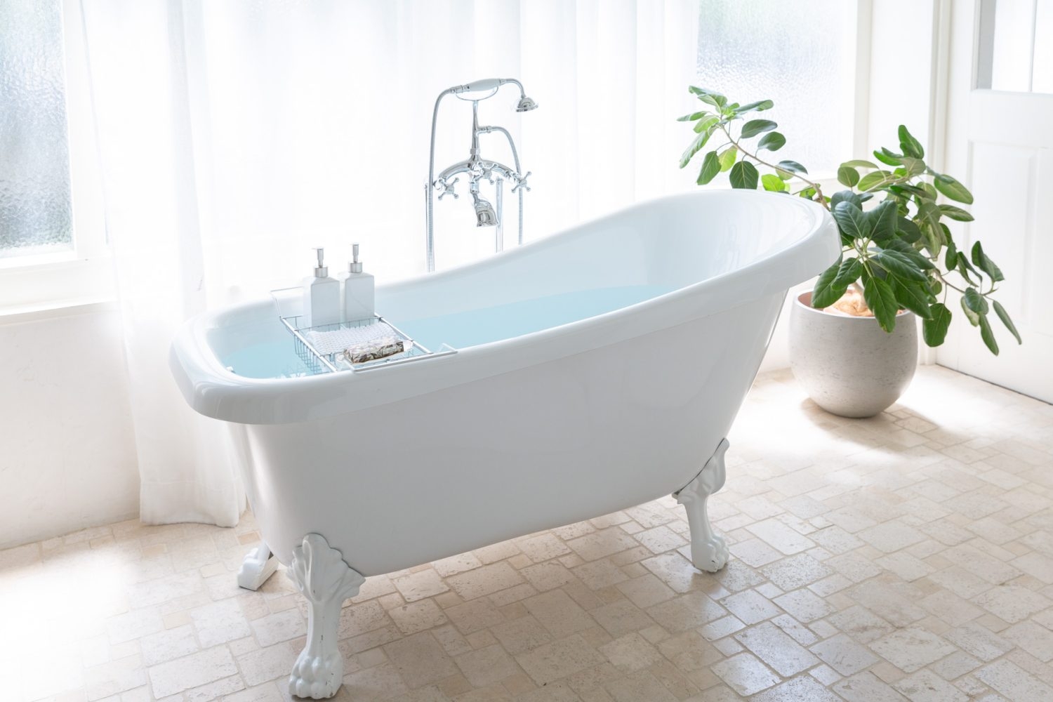 サンルームをバスルームにも