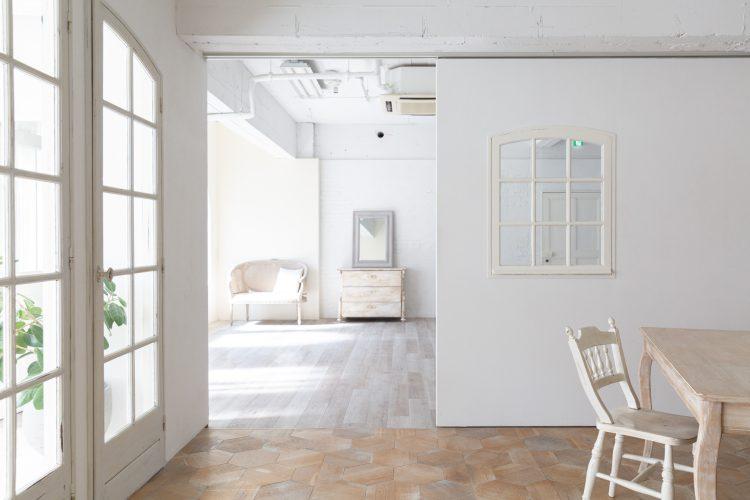 稼働壁で空間を仕切ることも可能