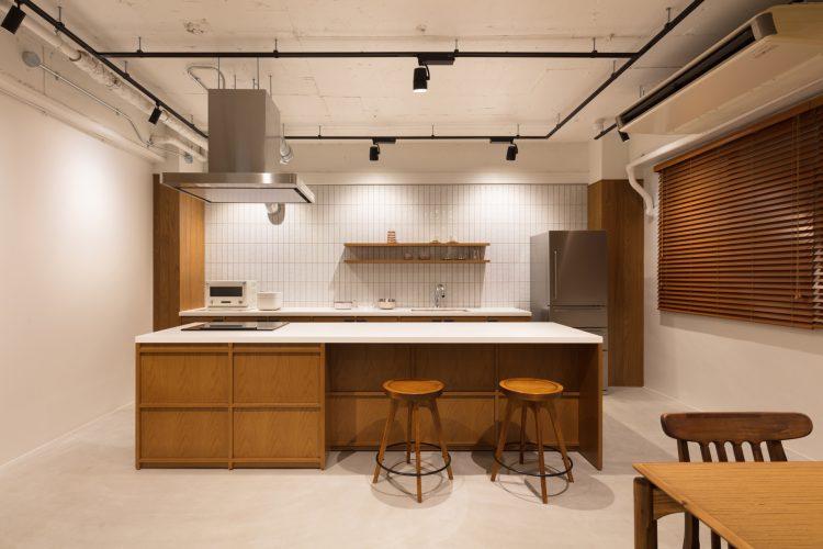 Bスペース / 実際に調理可能なオープンキッチン