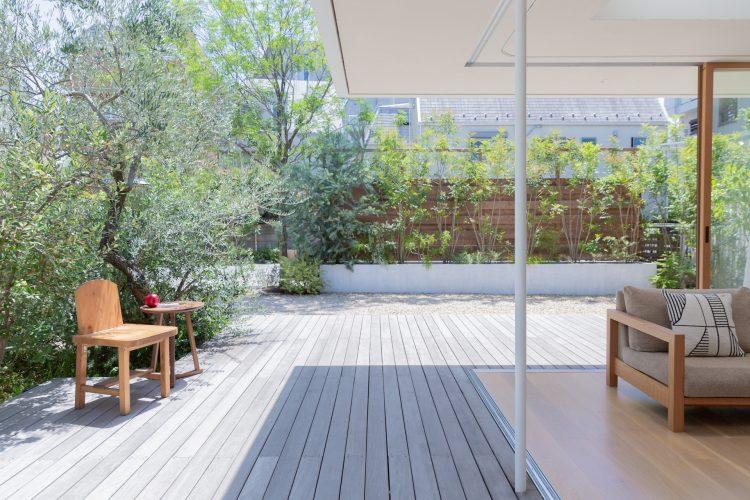 L字の引き戸は全開口可能